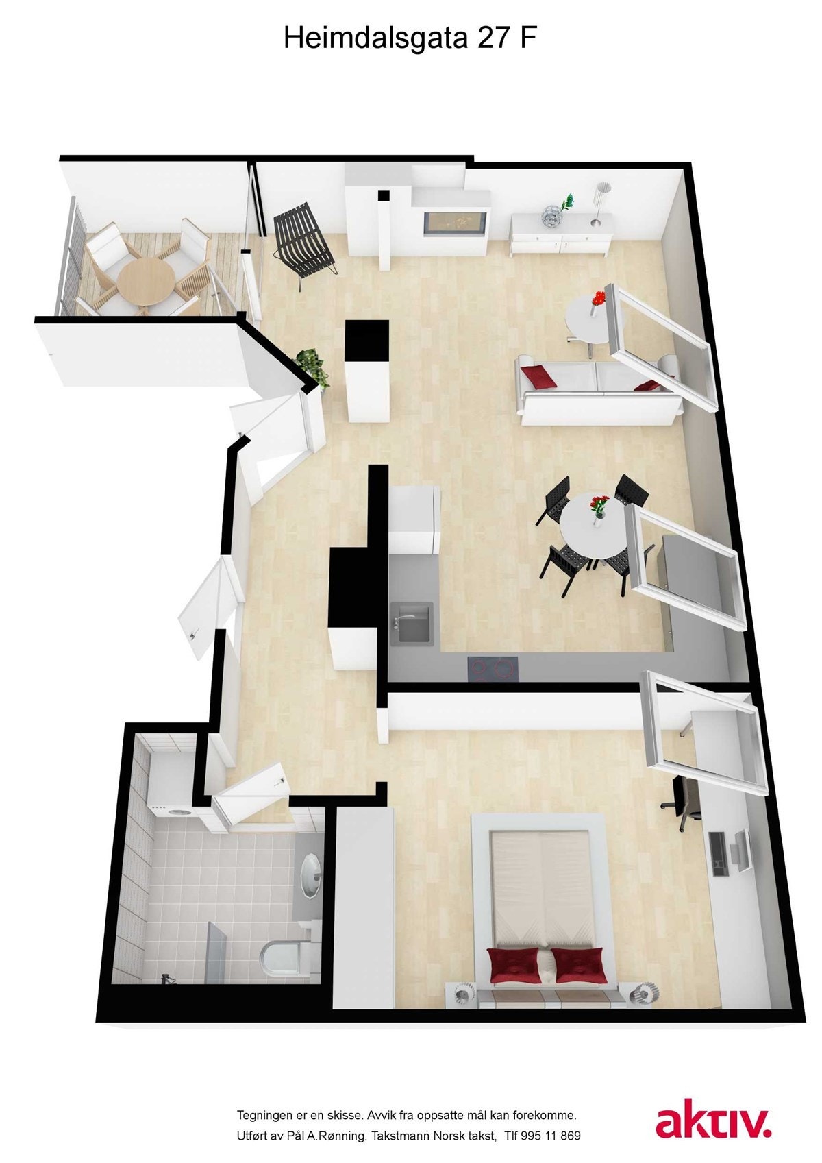 Plantegning Galleribilde