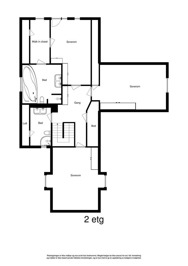 2dplan og 3 Galleribilde