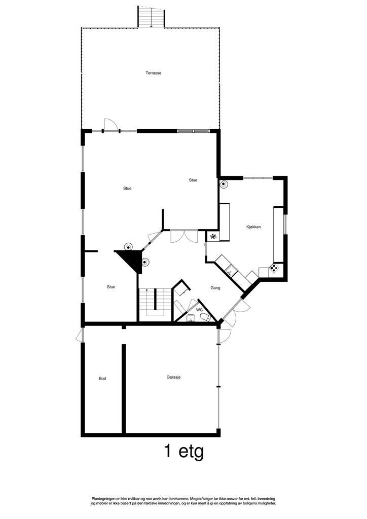 2dplan og 1 Galleribilde