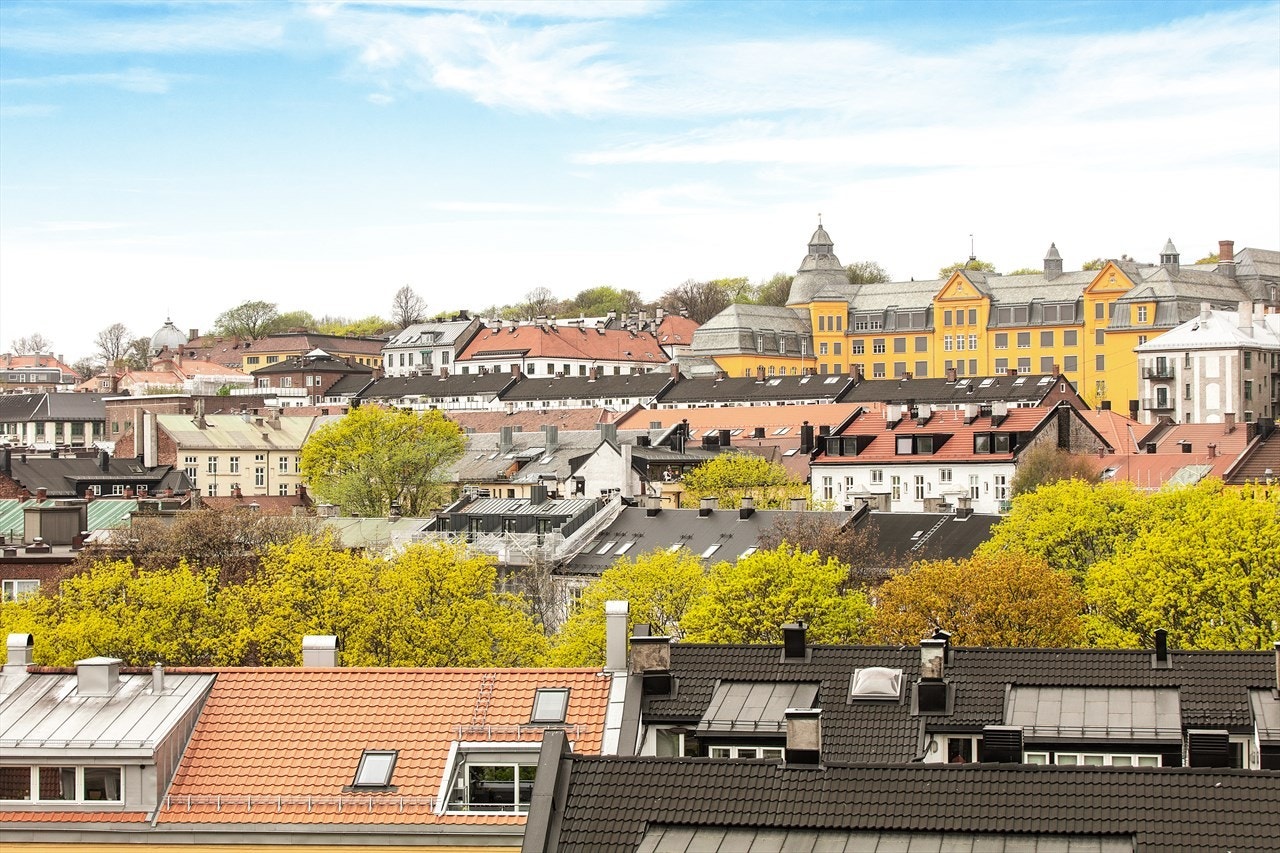 Nordvestvendt balkong med kveldssol! Galleribilde