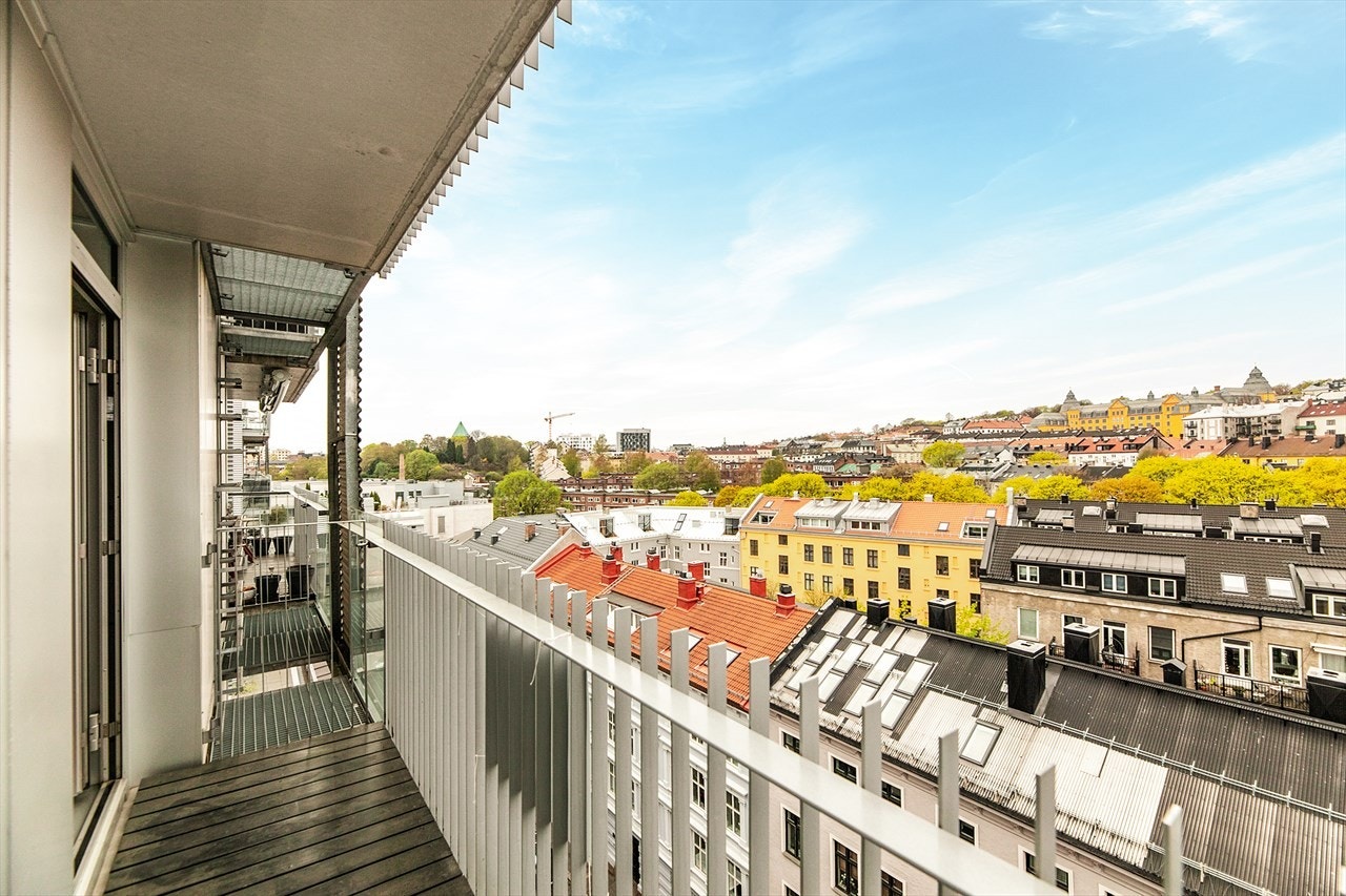 Flott utsikt mot St.Hanshaugen. Galleribilde