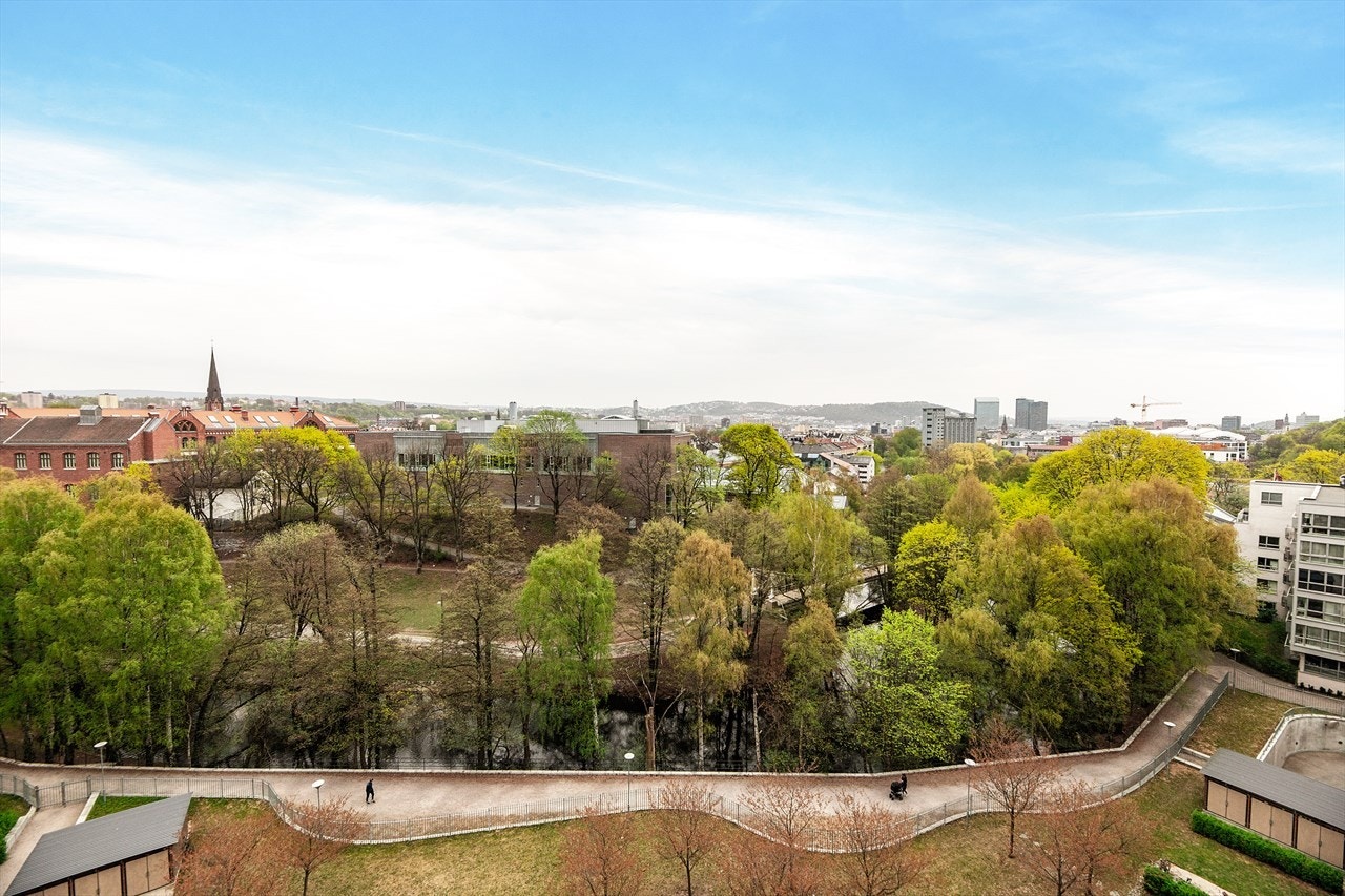 Med denne utsikten ligger alt til rette for lengre sommerkvelder på balkongen! Galleribilde