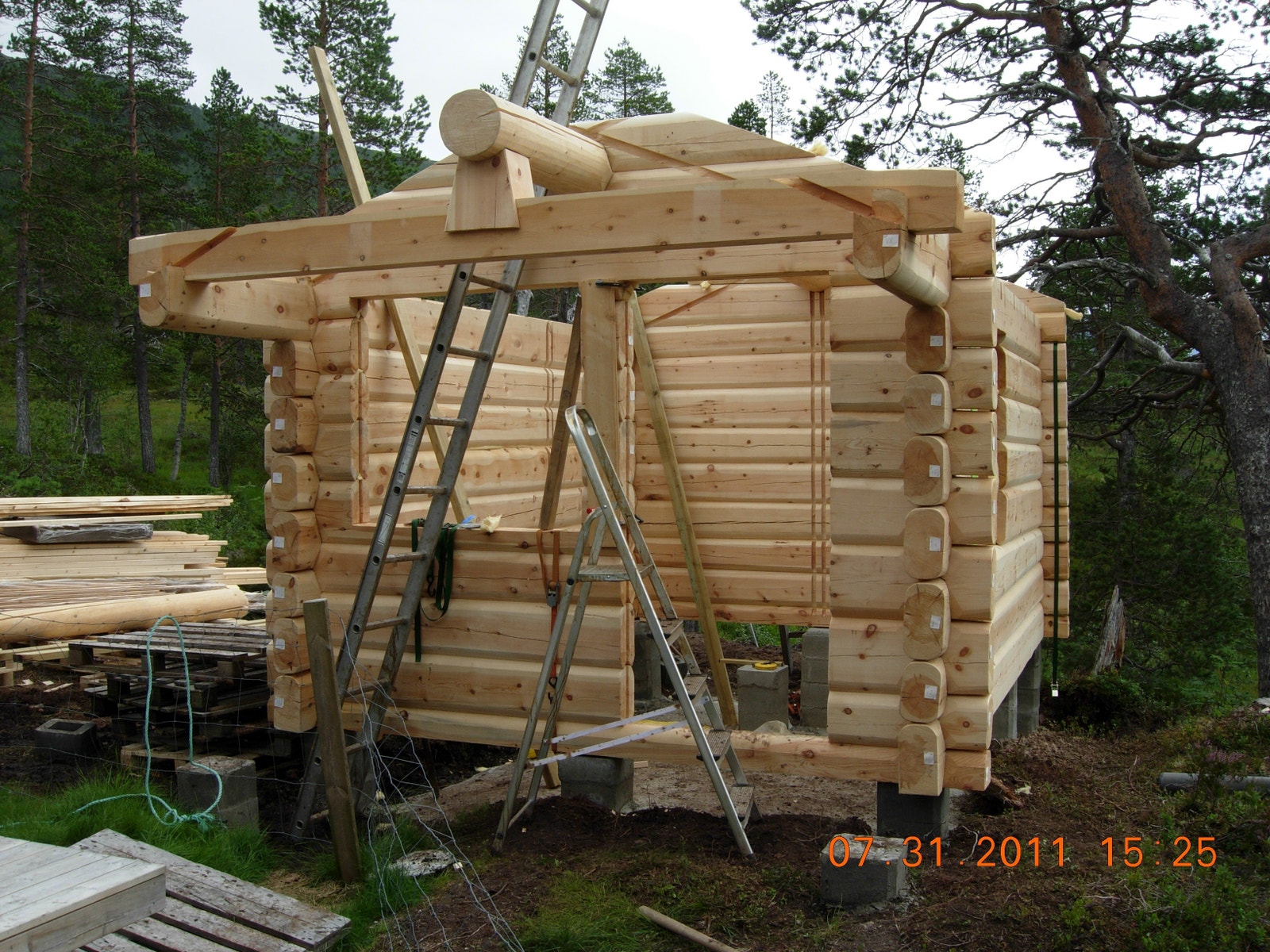 Bygging av anneks, 2011 Galleribilde