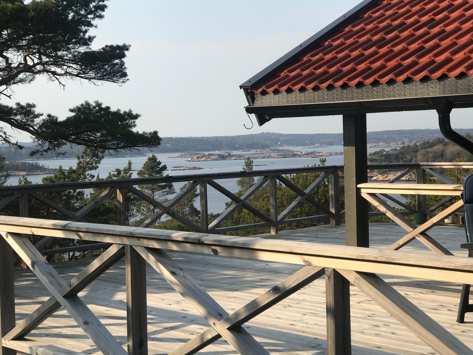 Vestvendt terrasse Galleribilde