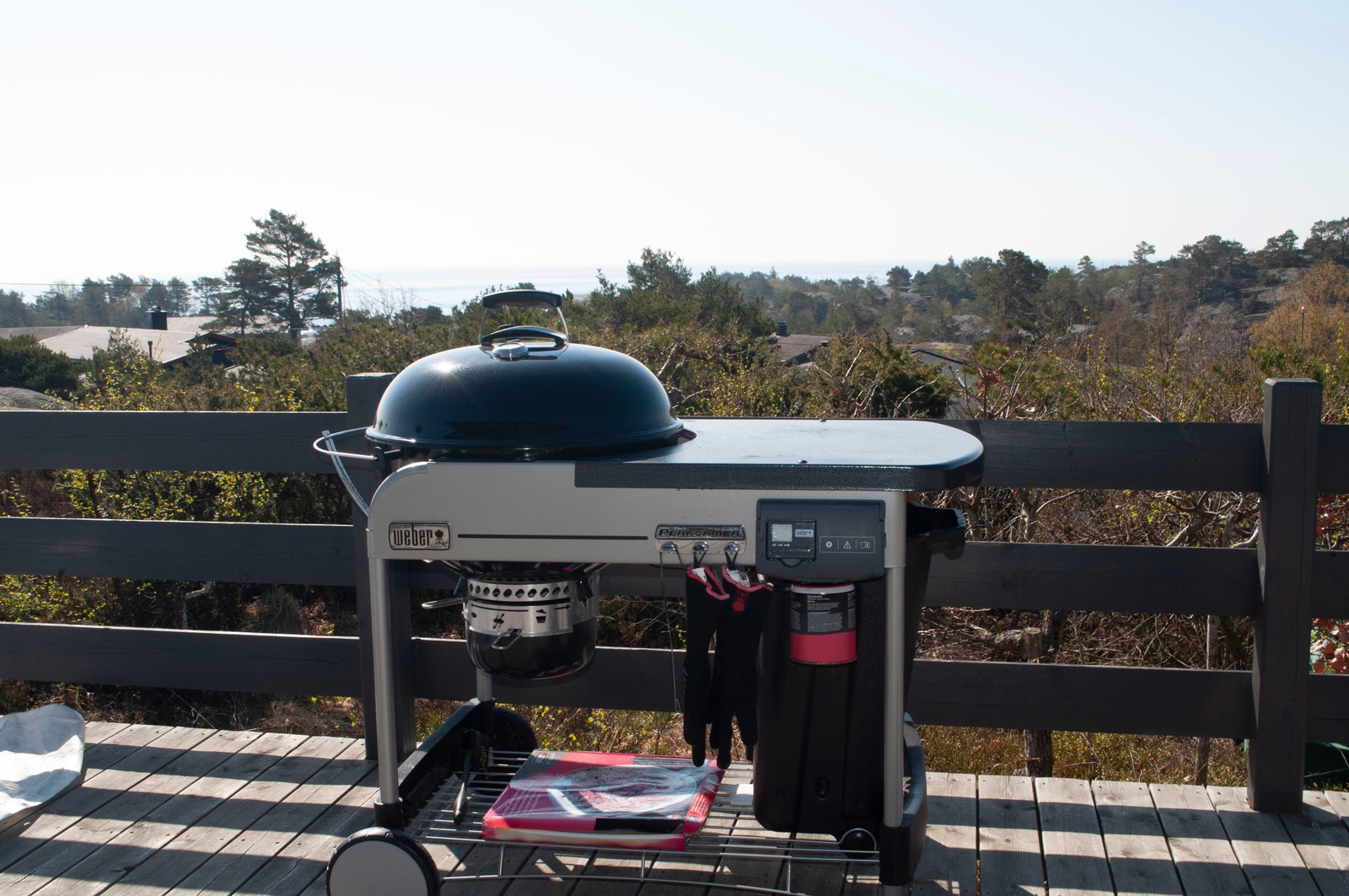 Kullgrill med gass tenning Galleribilde