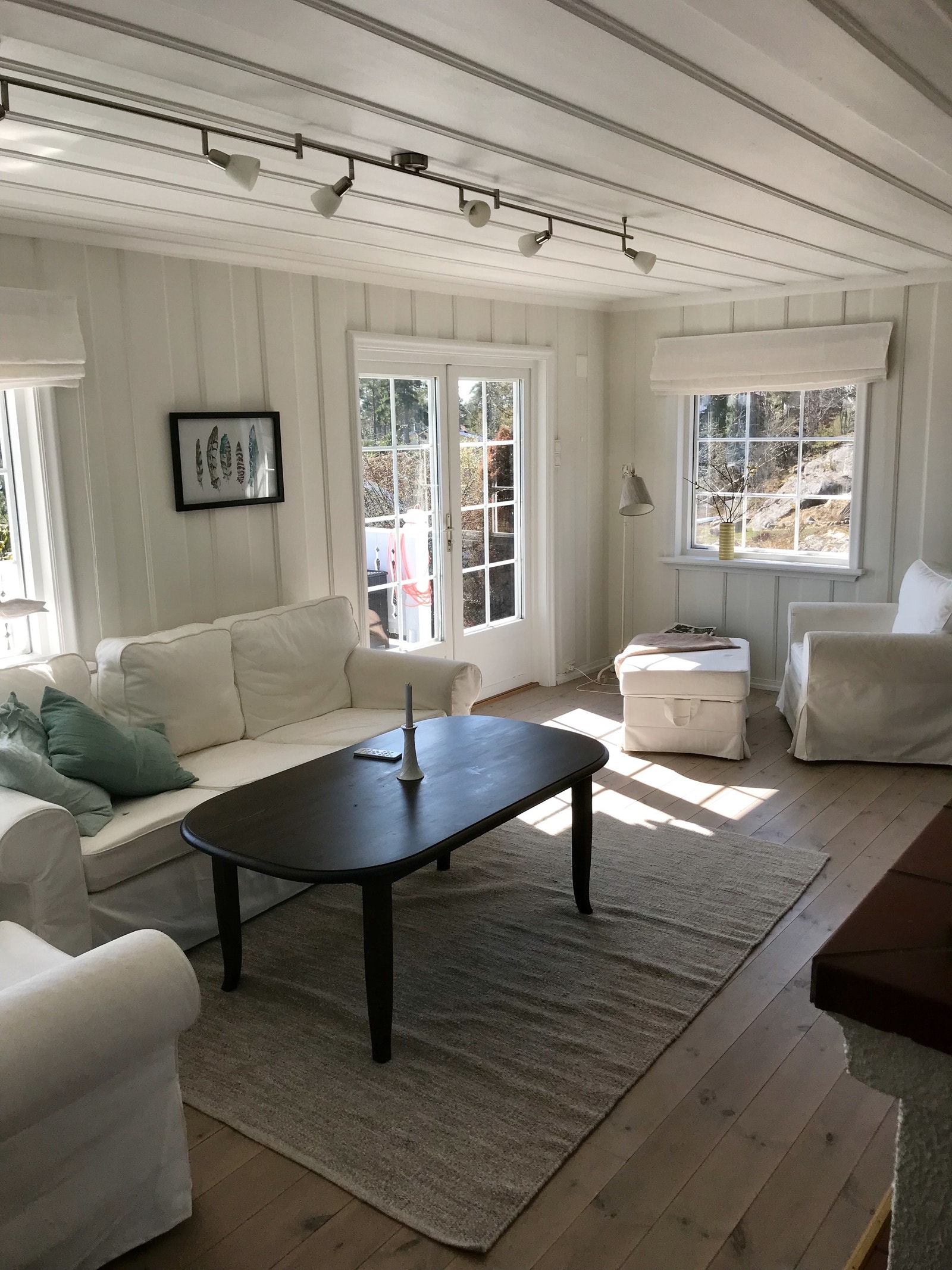 Hyggelig og lys stue Galleribilde