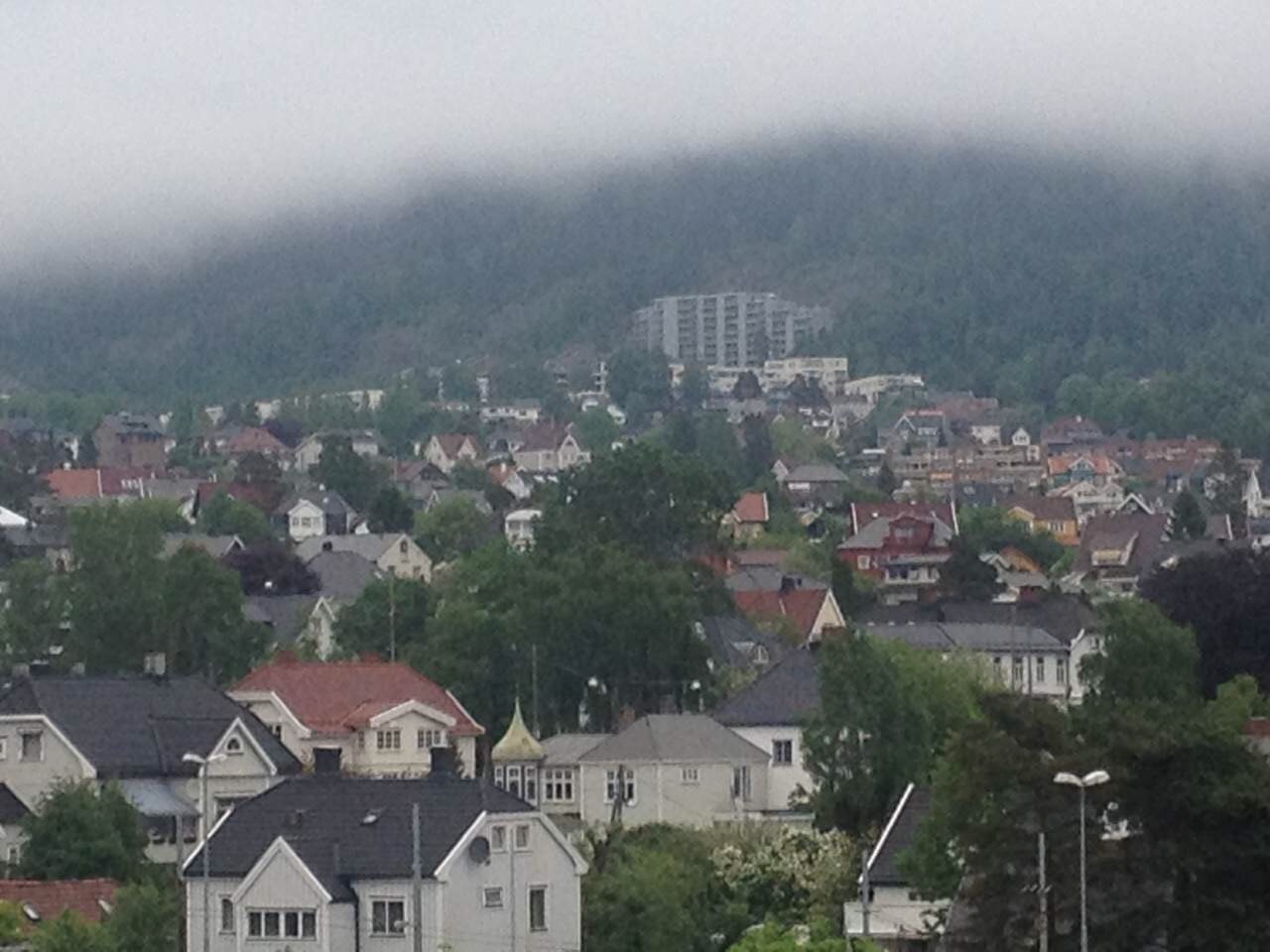 veldig fint utsikt fra kjøkken vinduet Galleribilde