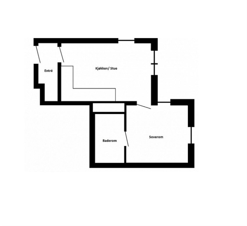 Plantegning Galleribilde