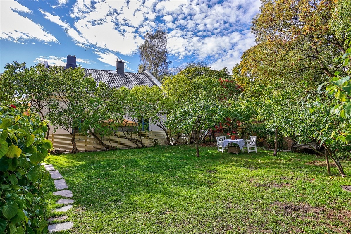 Hagen er for øvrig orientert mot vest, til St.Hanshaugen park som gir en forlenget følelse av det grønne, frodige. Galleribilde