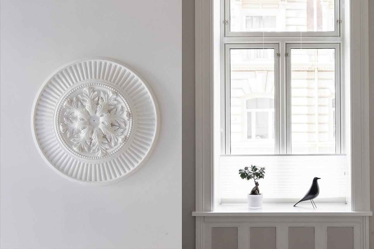 Spesialbestilte plissegardiner i alle fønster. Galleribilde