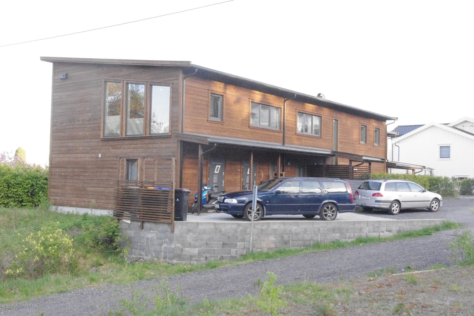 endevegg mot friområde Galleribilde