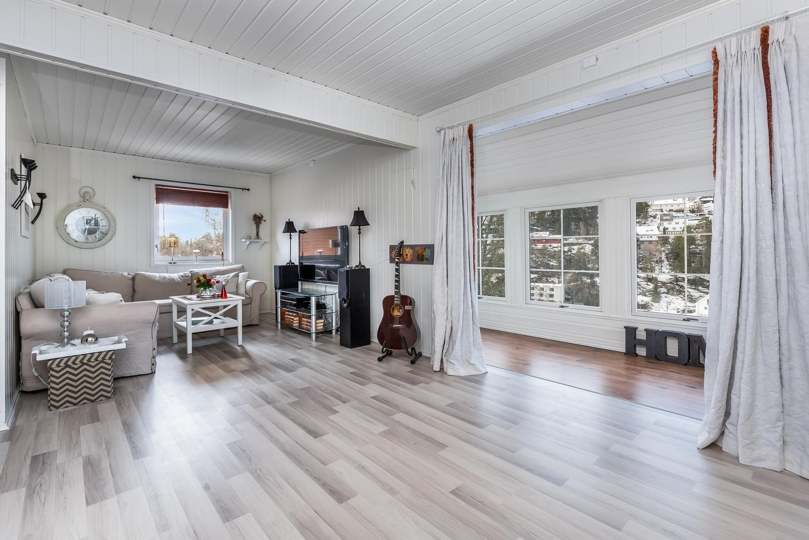 Huset har flere ulike "soner" Galleribilde