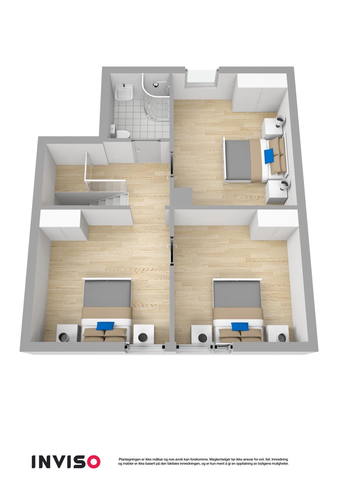 Plantegning 2. etasje - slik det benyttes i dag Galleribilde