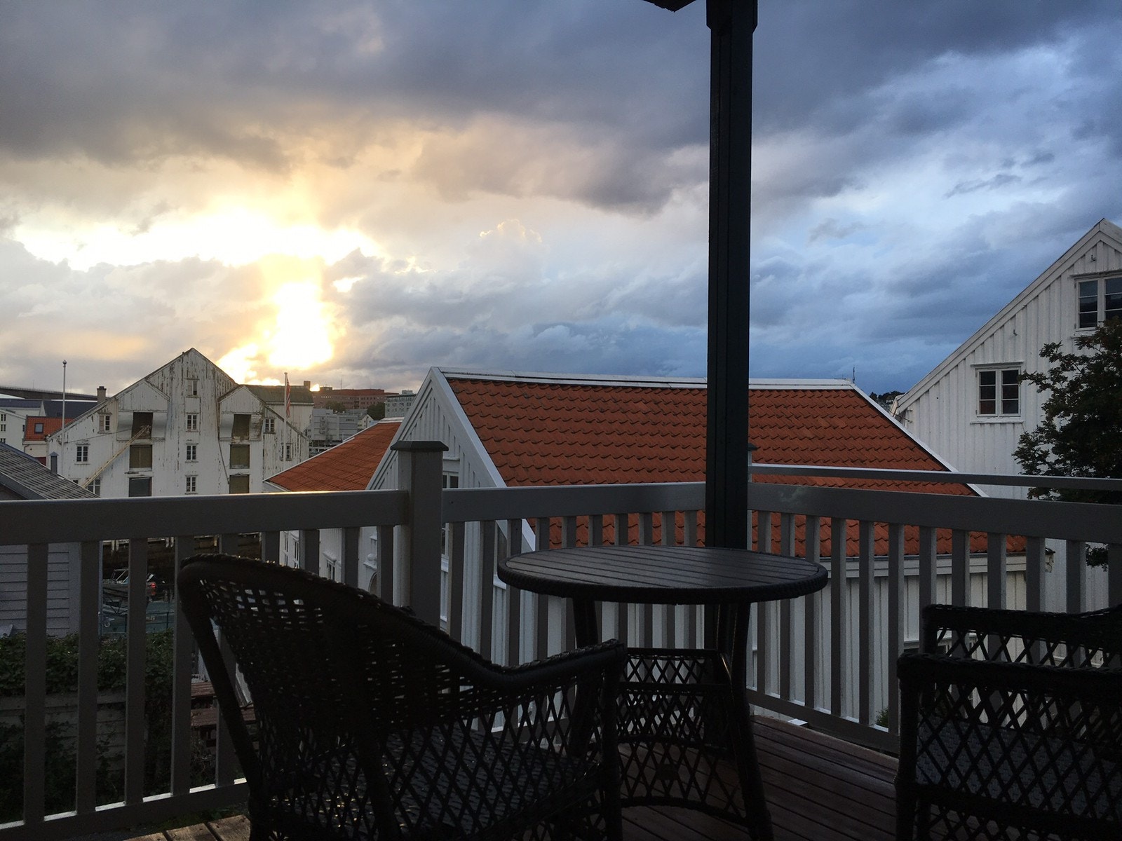 Terrasse med utgang fra stue Galleribilde
