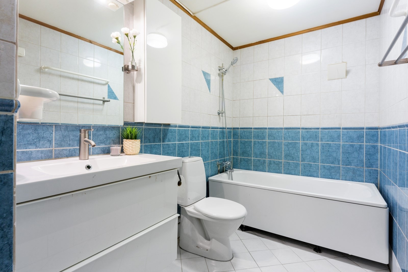 Bad i 2. etg. med varmekabler. Galleribilde