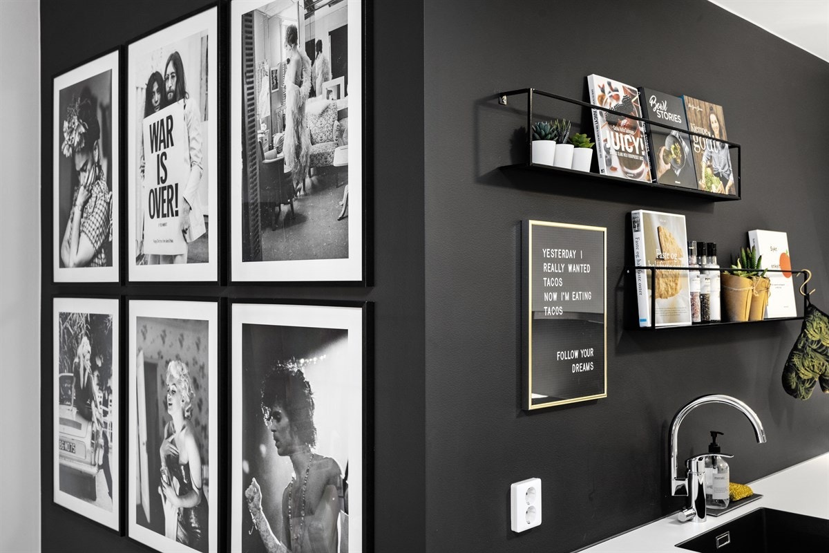 Detaljfoto fra spisestue-/kjøkken Galleribilde