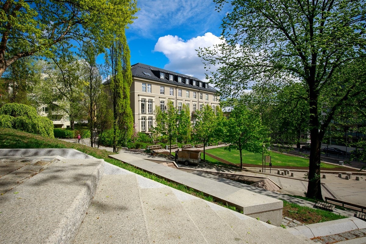 Pilestredet Park er et meget sentralt og attraktivt boområde Galleribilde