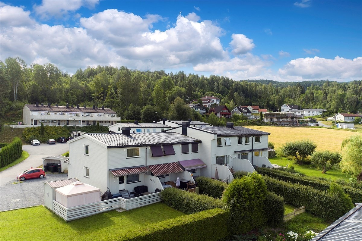 PrivatMegleren ved John Granly Steen og Kristian Arthur Brunvoll hargleden av å presentere dette familievennlige rekkehuset over 3 plan. Galleribilde