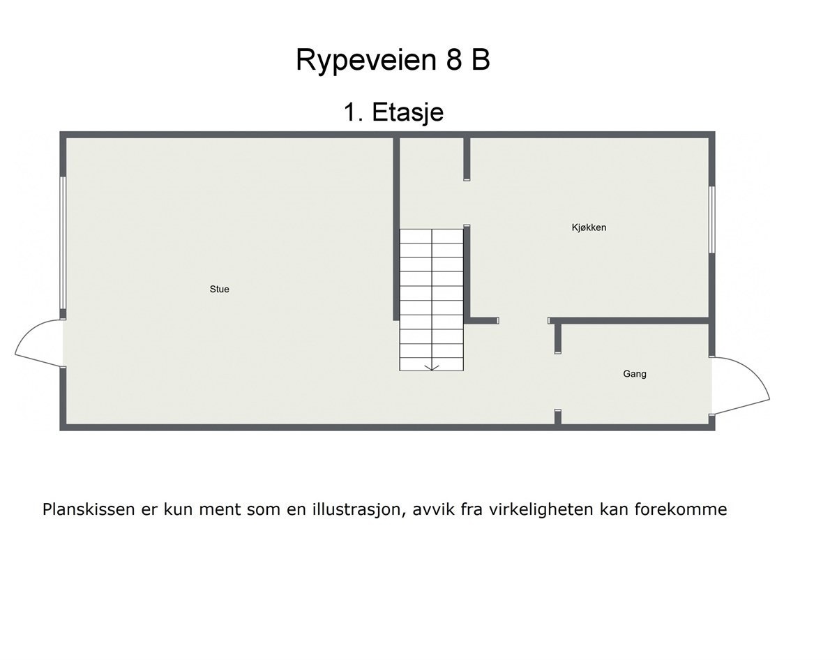 Plantegning 1.Etasje. Galleribilde
