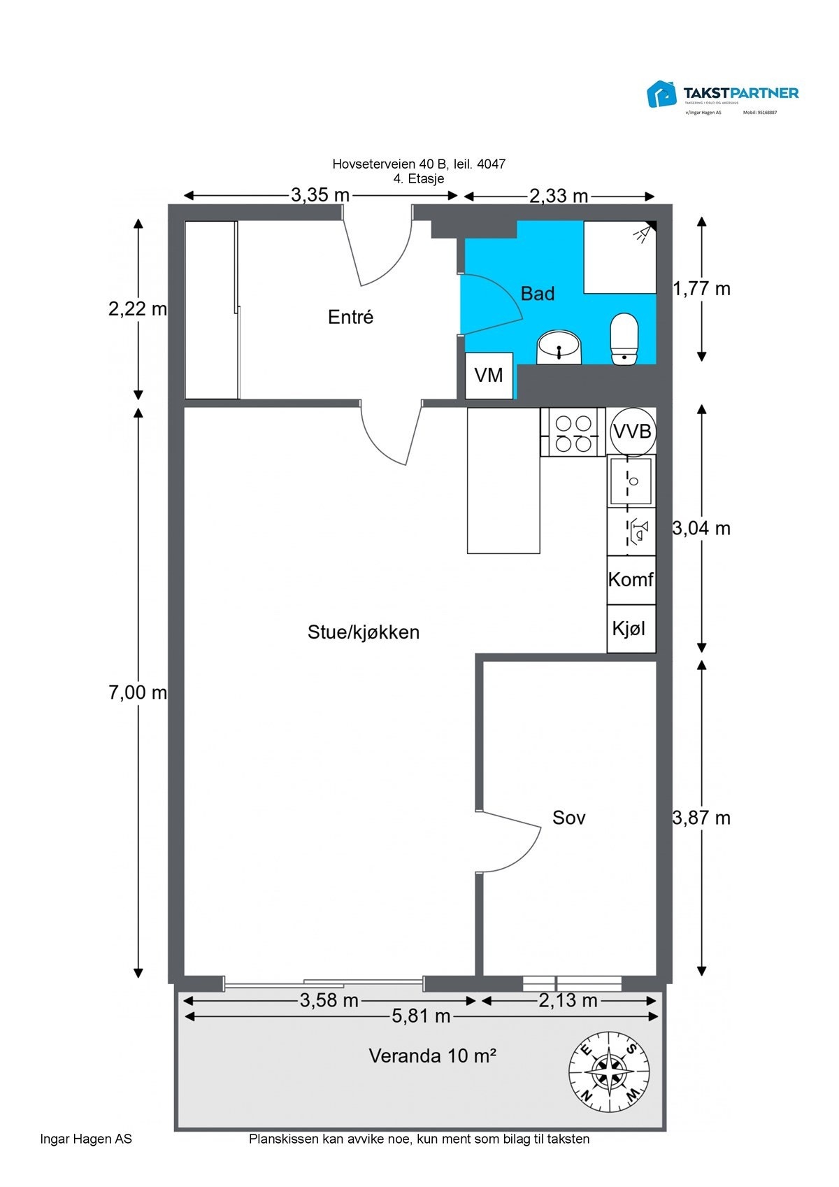 Plantegning 2D. Galleribilde