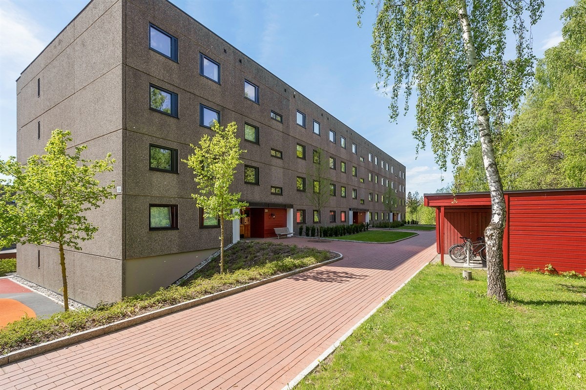 Meklenborg borettslag fremstår som et hyggelig borettslag, hvor det er lagt vekt på trivelige fellesområder Galleribilde