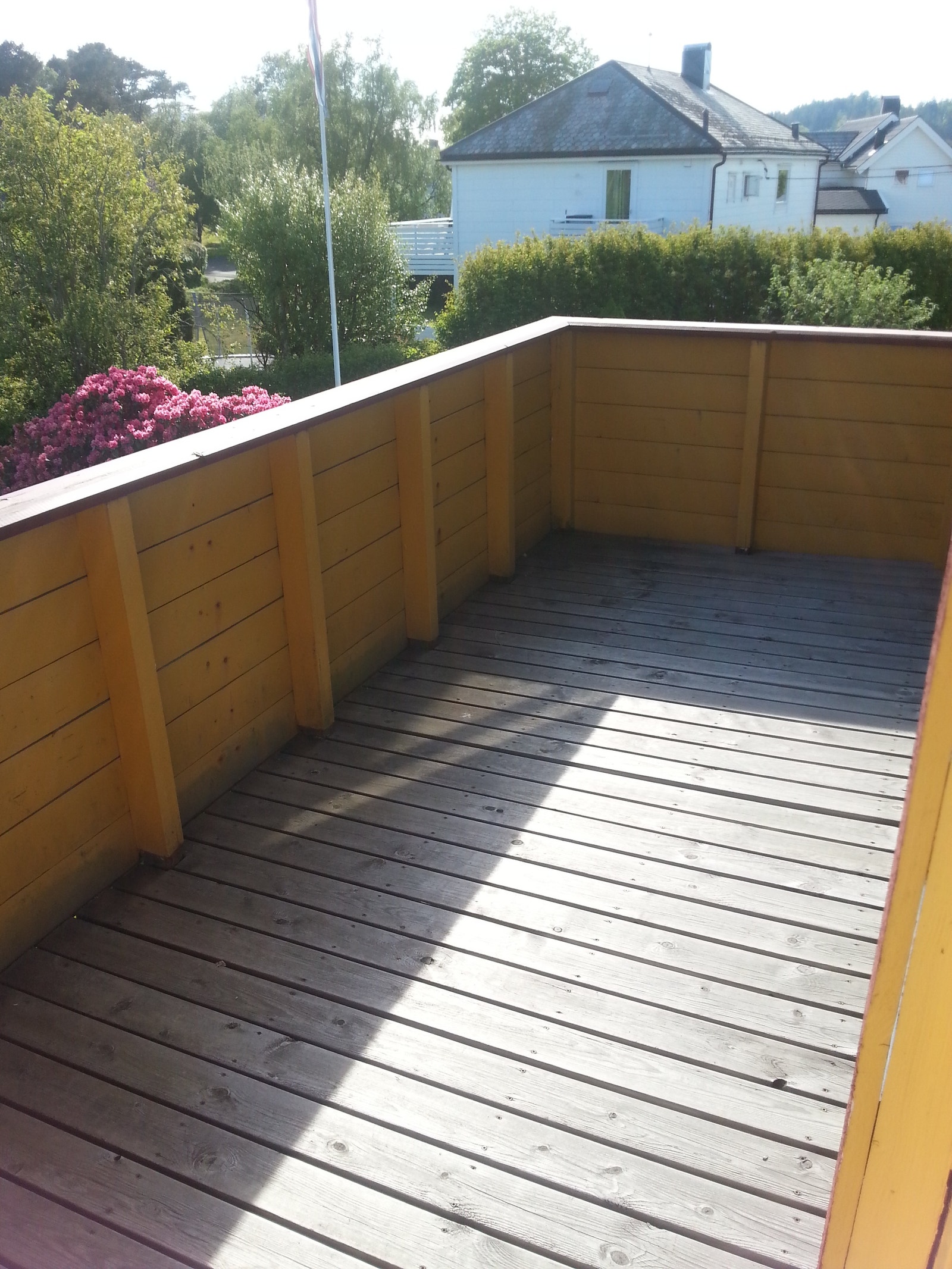 Sørvendt balkong. Utemøbler for 2 pers inkl. Galleribilde