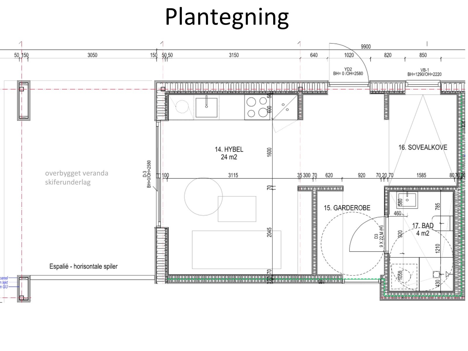 Plantegning Galleribilde
