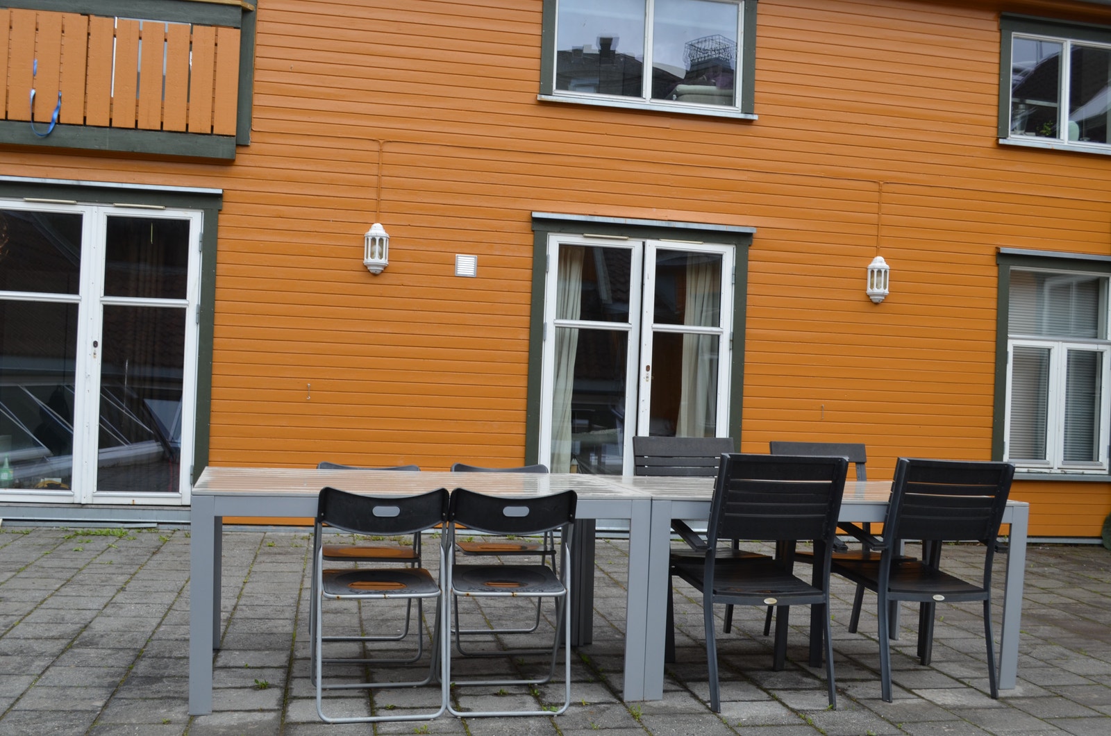 Stor solrik terrasse Galleribilde