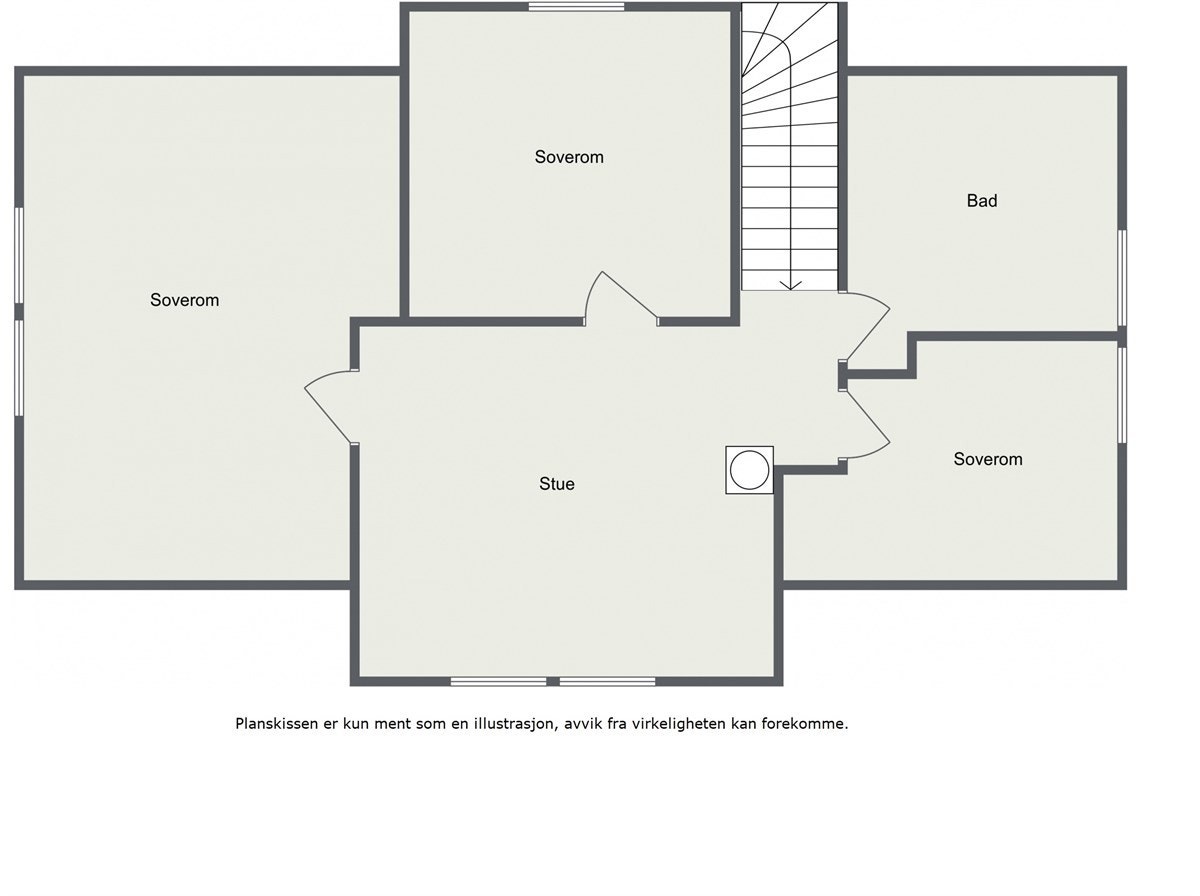 Plantegning 2.Etasje. Galleribilde