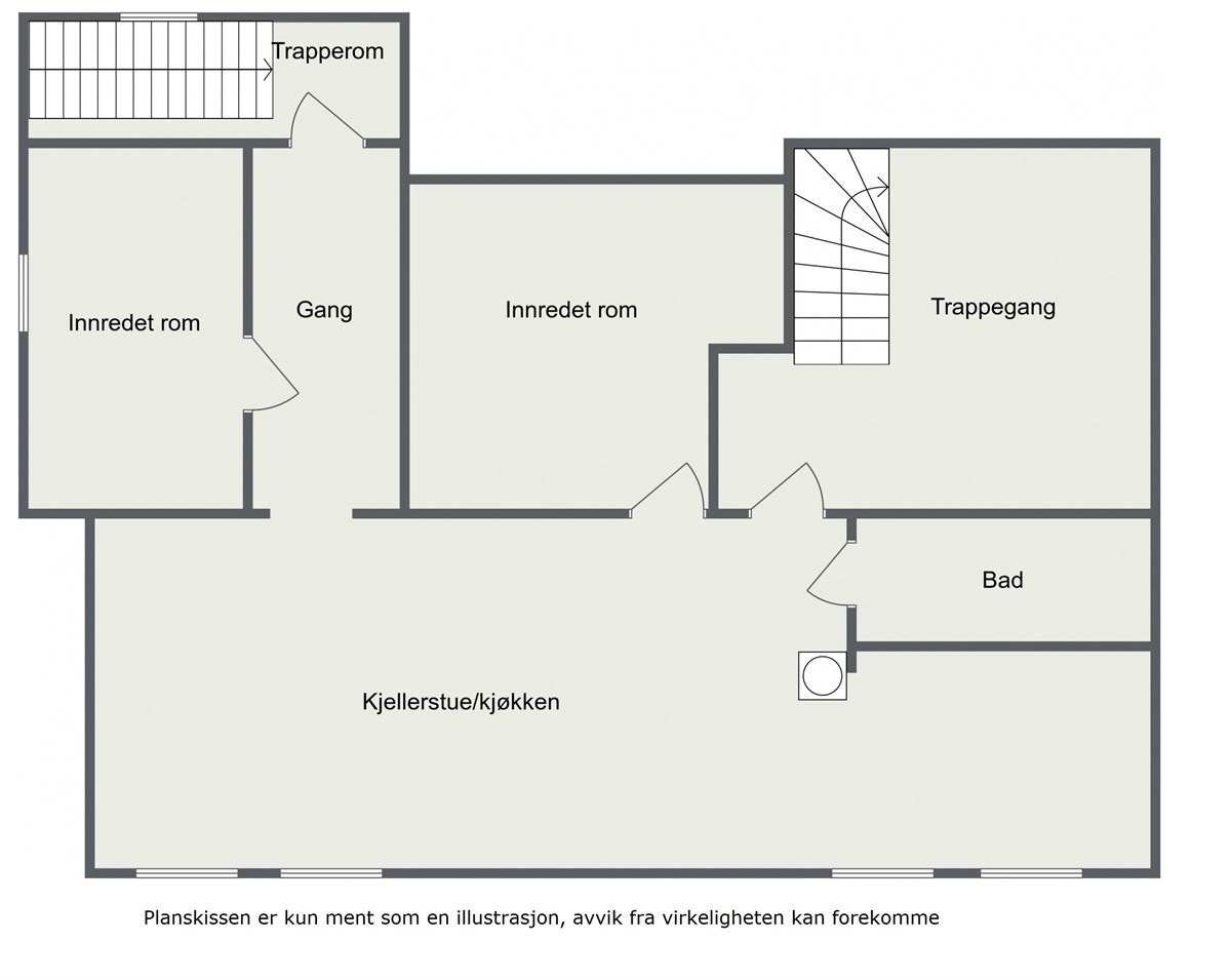 Plantegning 3.Etasje. Galleribilde