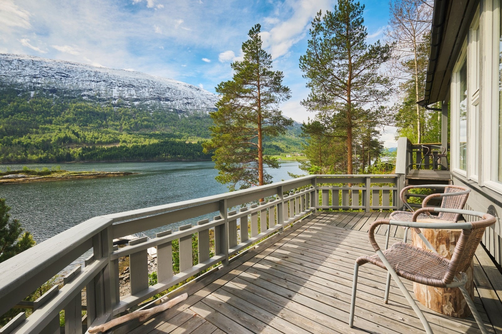terrasse utsikt Galleribilde