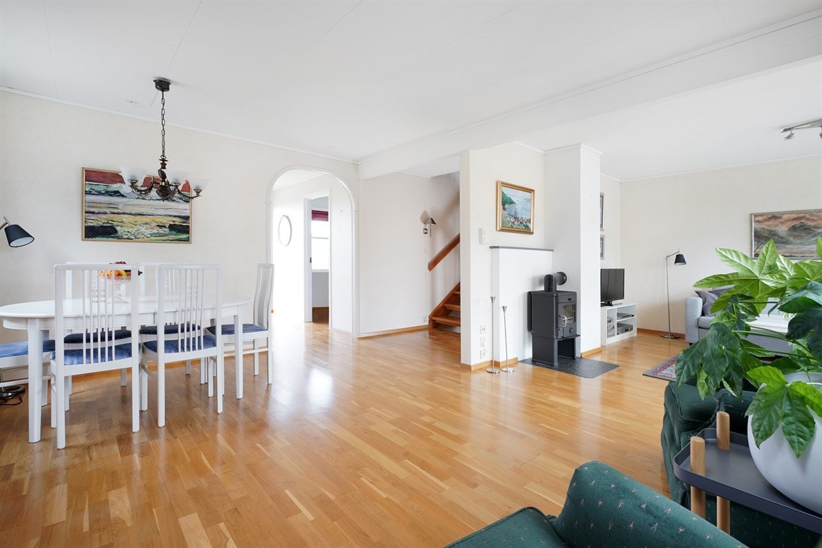 Koselig vedovn sørger for både varme og atmosfære. Galleribilde