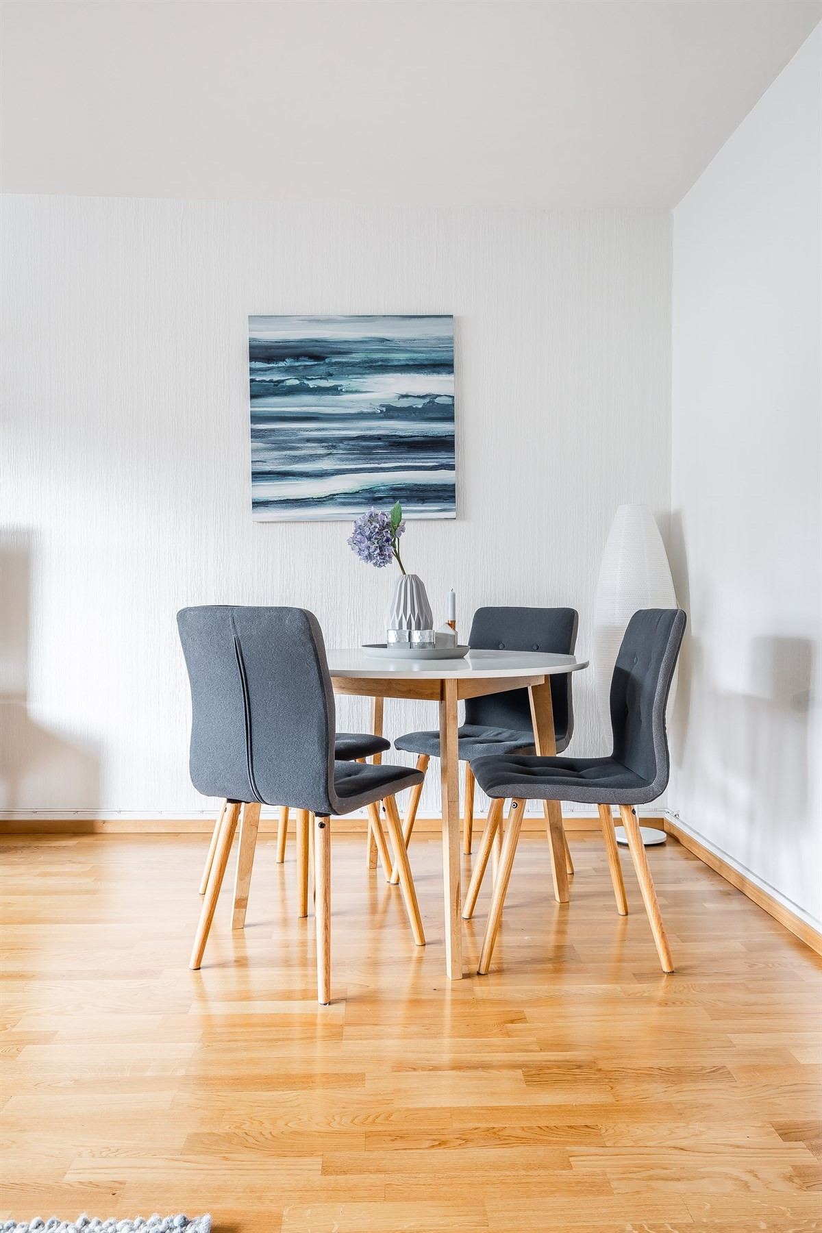 Her er det plass til eget spisebord