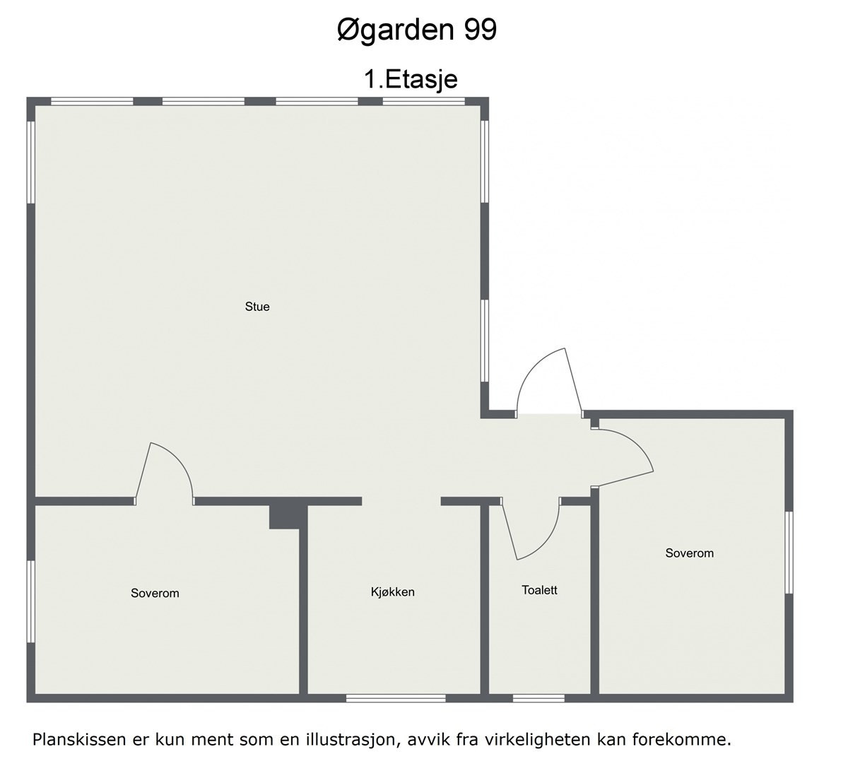 Plantegning. Galleribilde