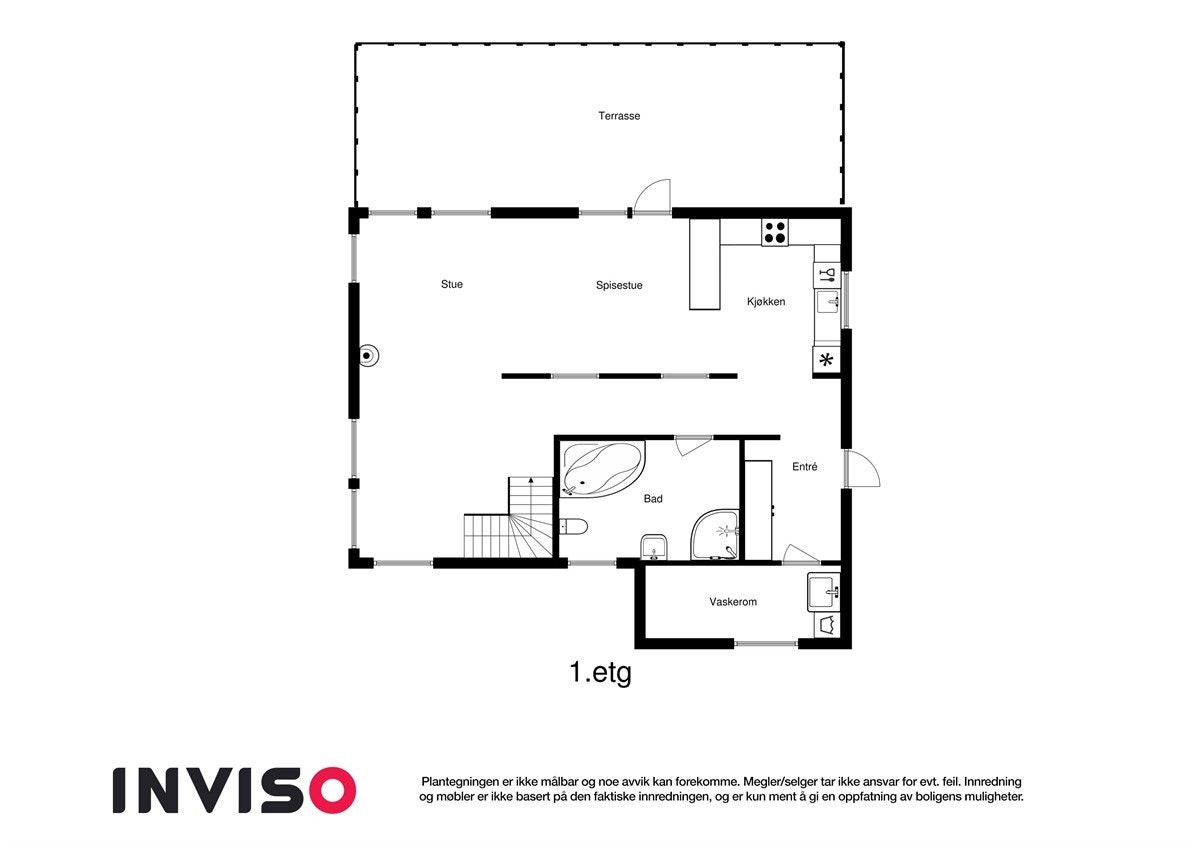 Plantegning første etasje. Galleribilde