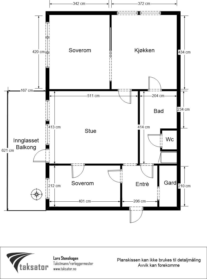 Alternativ plantegning Galleribilde