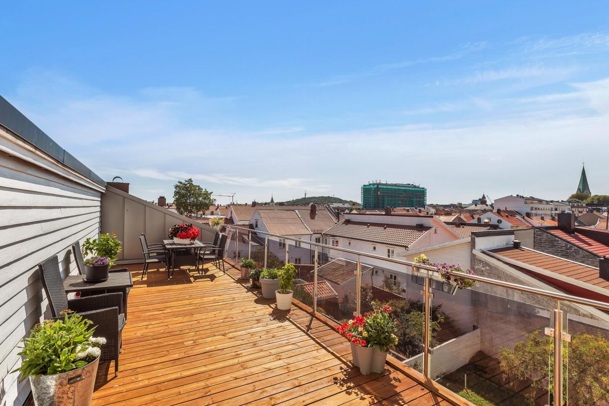Felles takterrasse Galleribilde