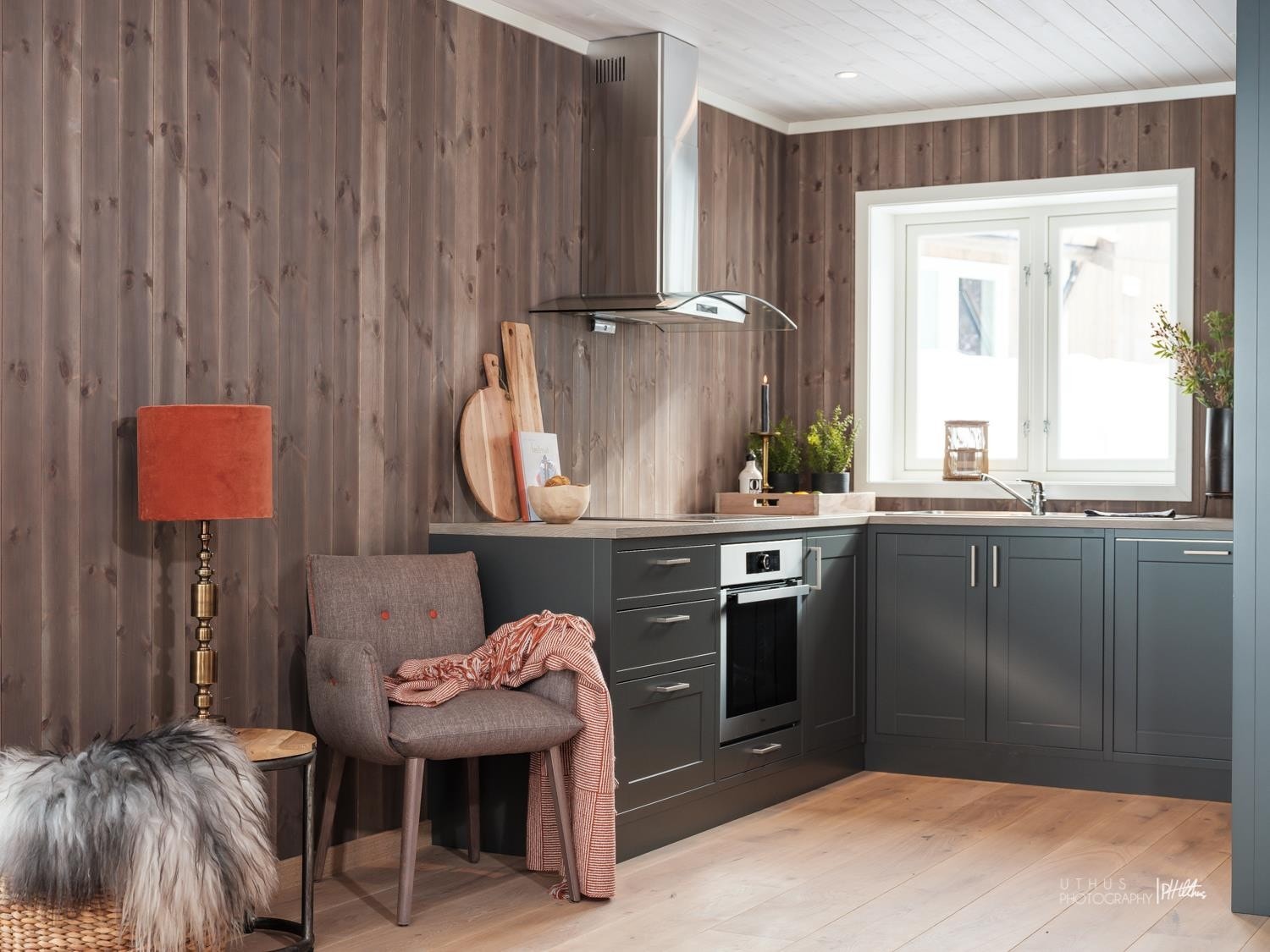 Bilde fra tilsvarende hytte - utstyrsnivået på avbildet hytte avviker noe da det her er gjort tilvalg Galleribilde