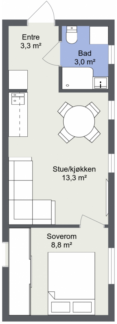 Plantegning Galleribilde