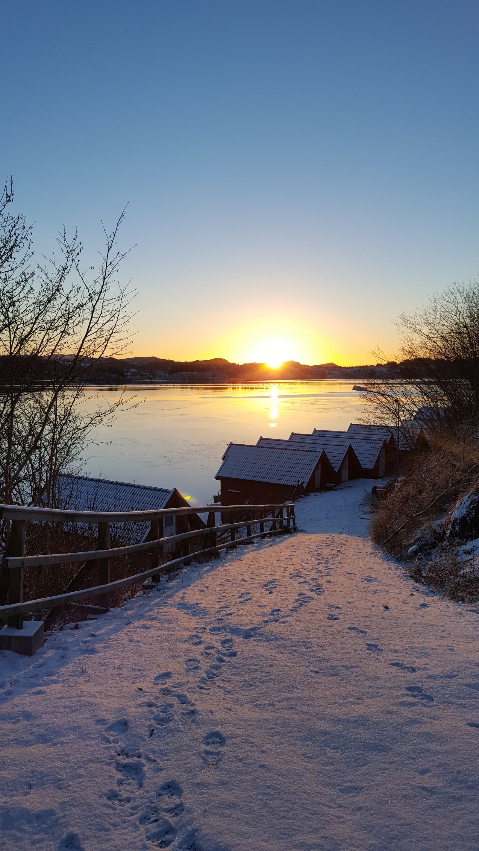Vinter ved sjøen er også vakkert Galleribilde