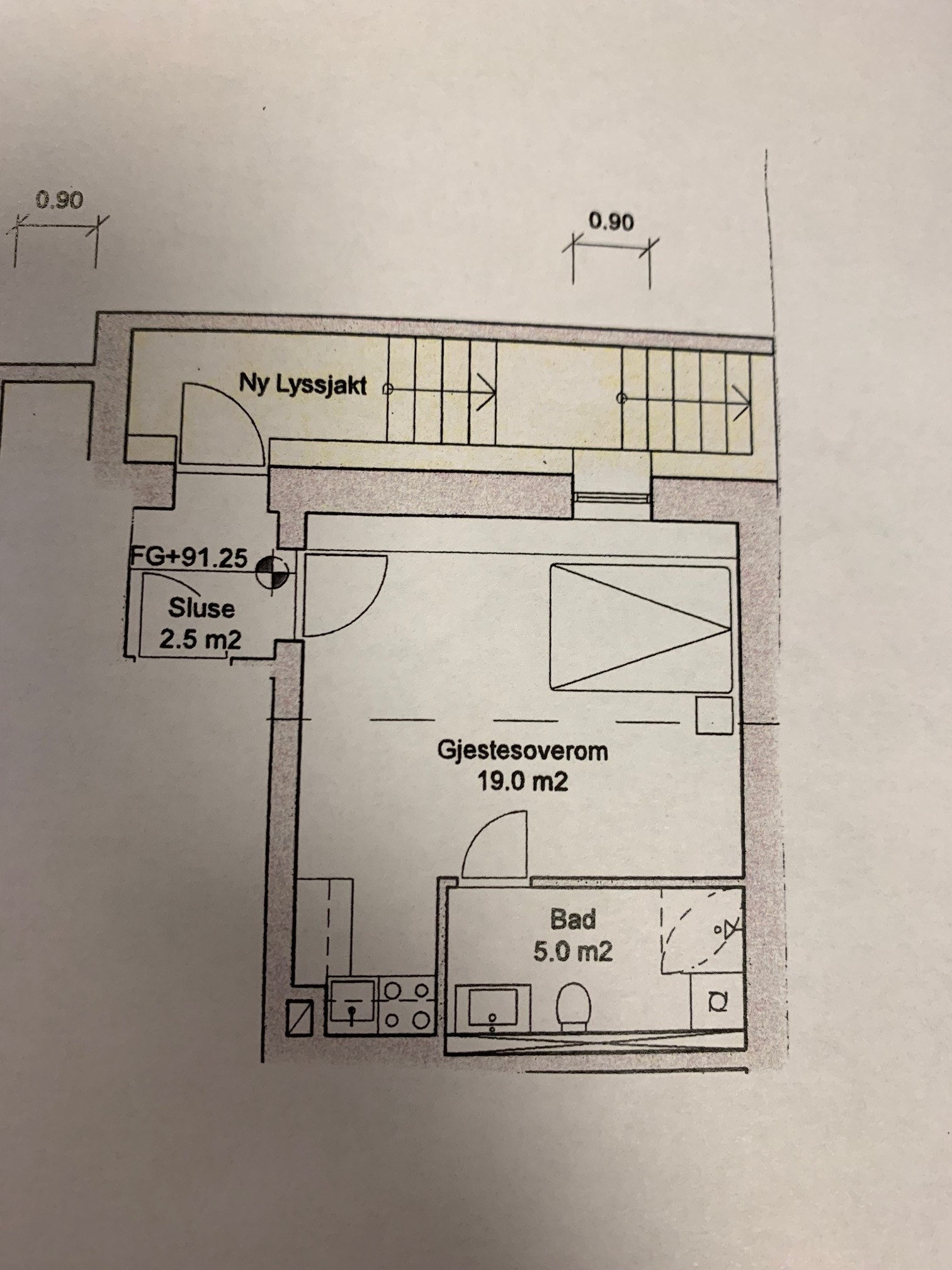plantegning Galleribilde