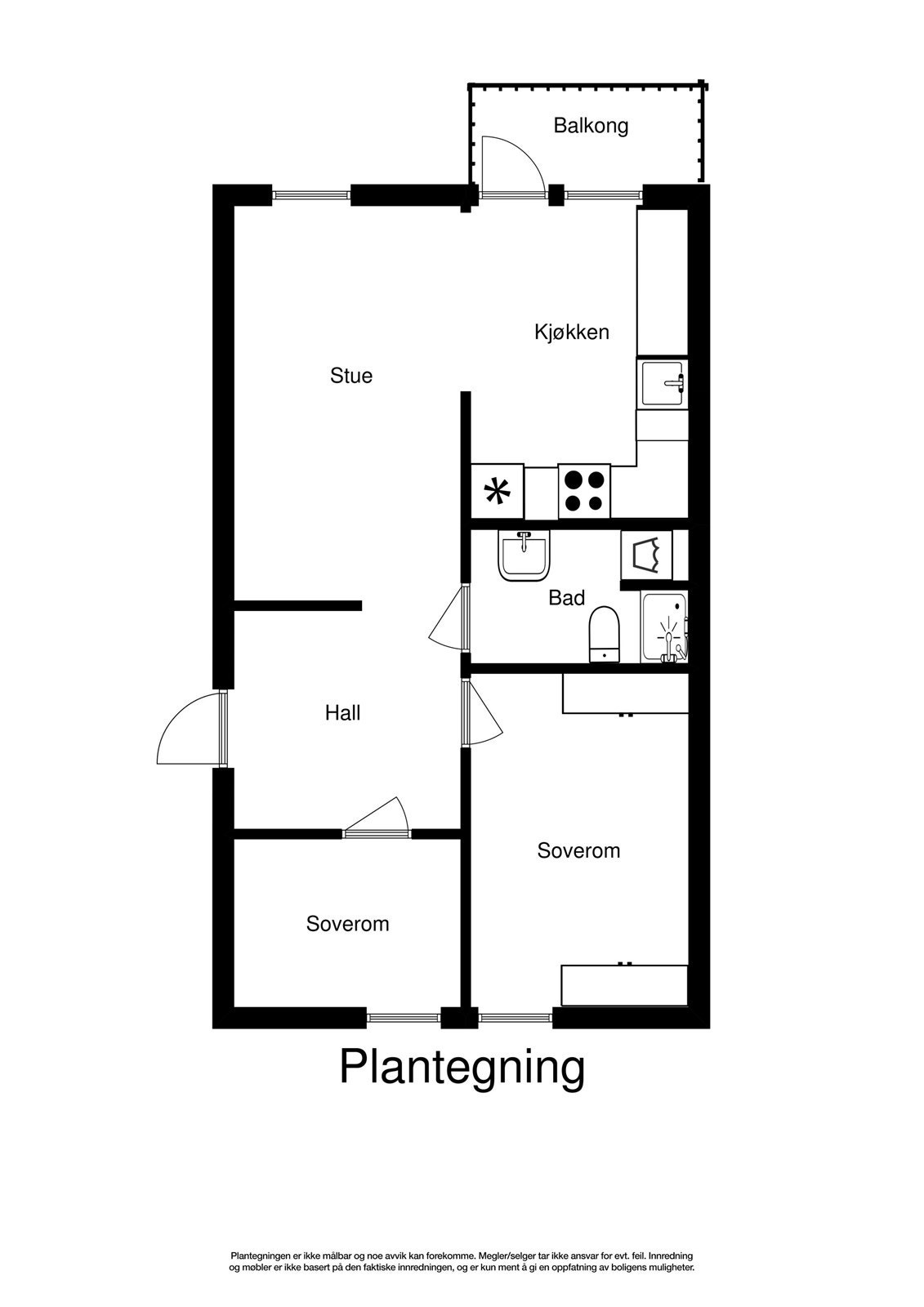 2dplan og 1 Galleribilde