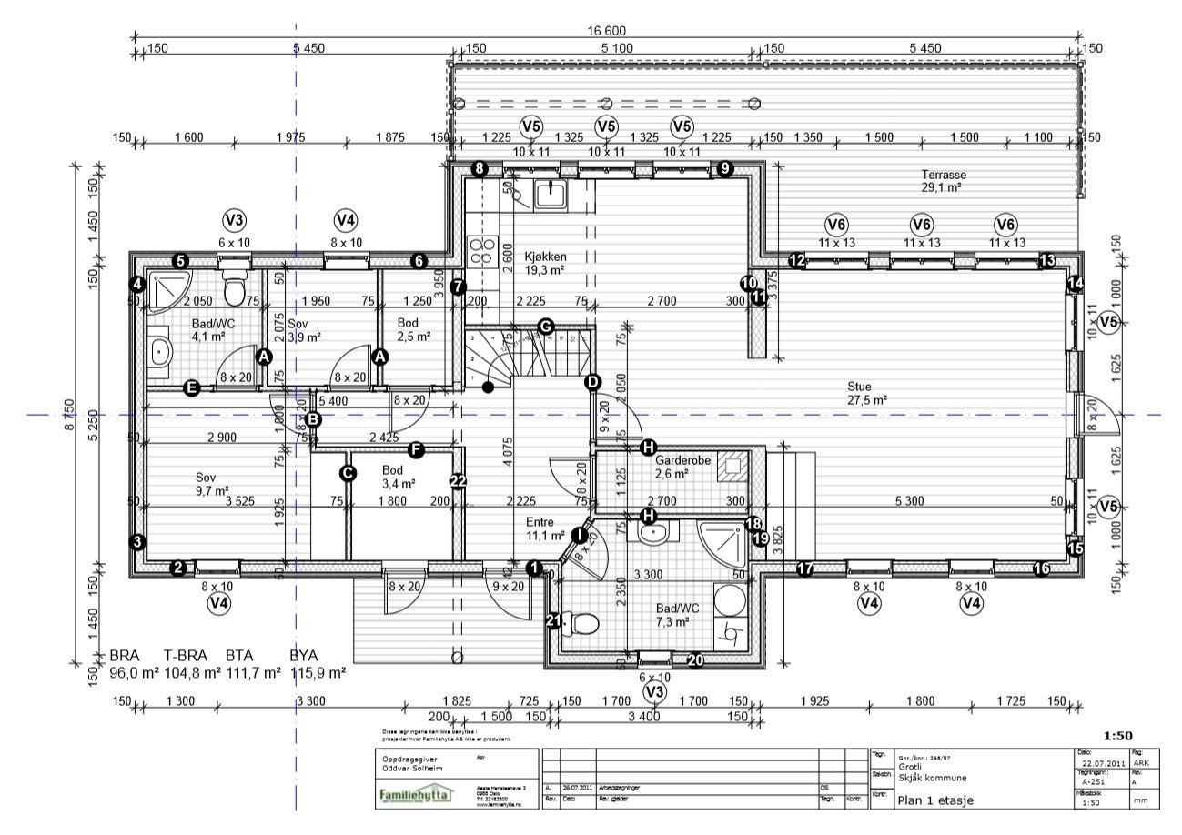 Rom inndeling 1 etg. Galleribilde