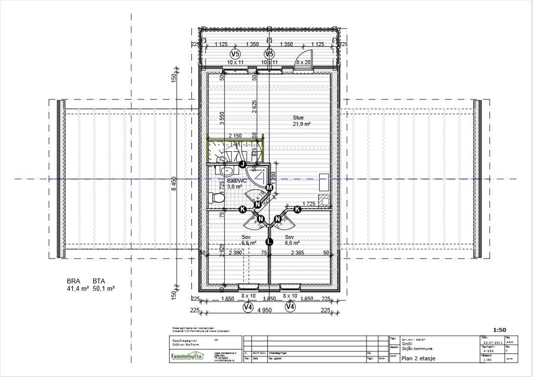 Rom inndeling 2 etg. Galleribilde