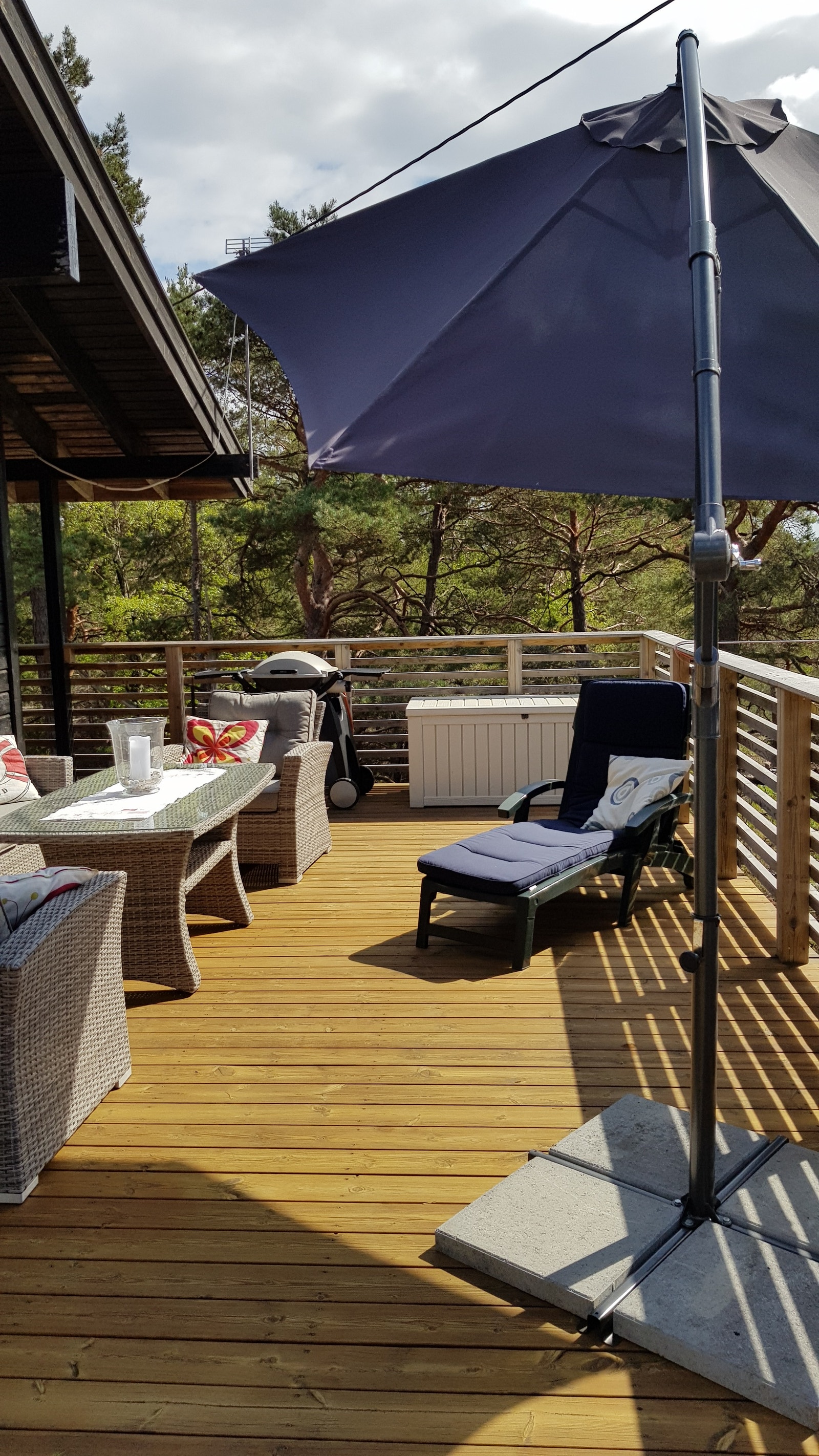 Stor terrasse Galleribilde