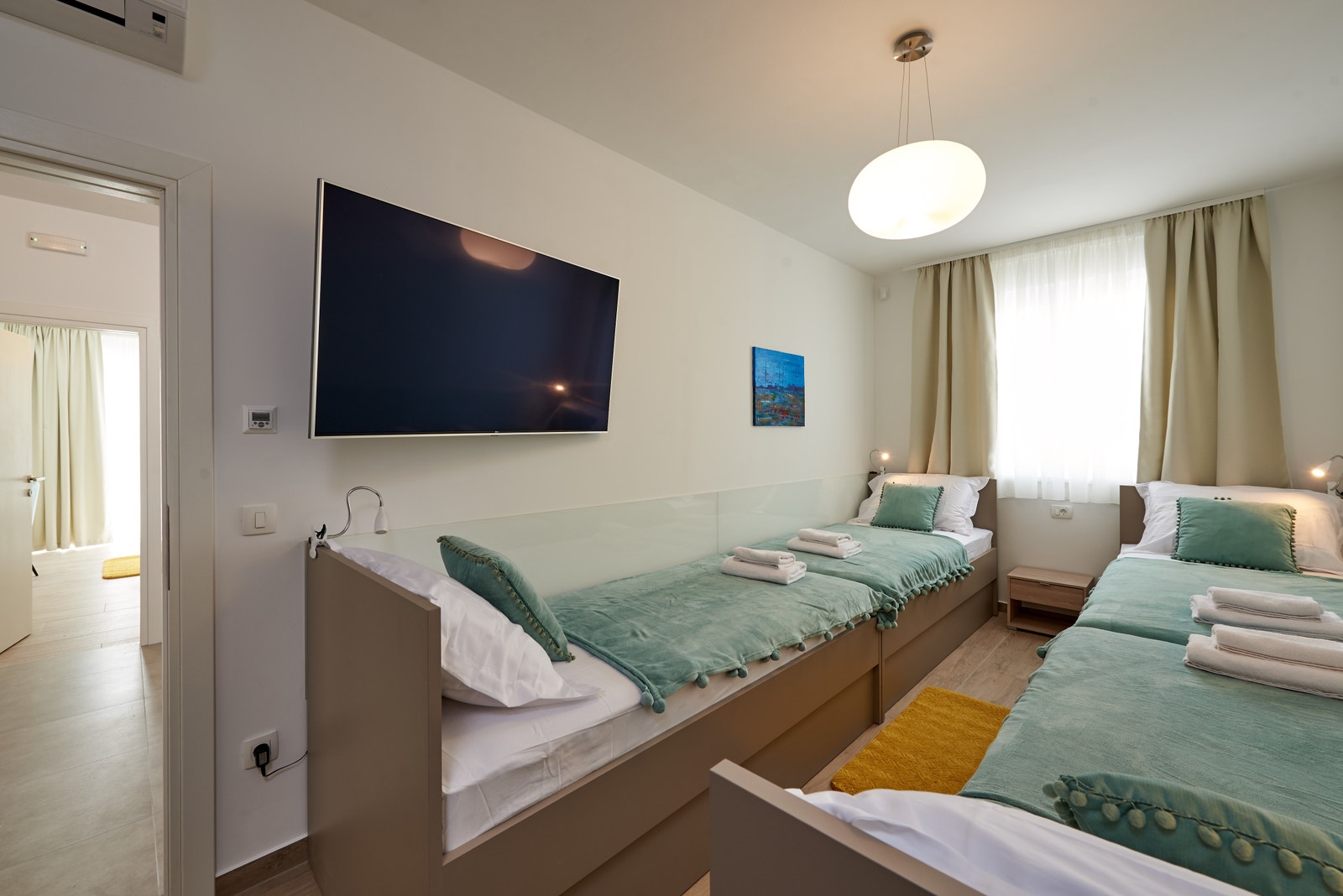 Leilighet C. Soverom 3 med egen smart tv Galleribilde