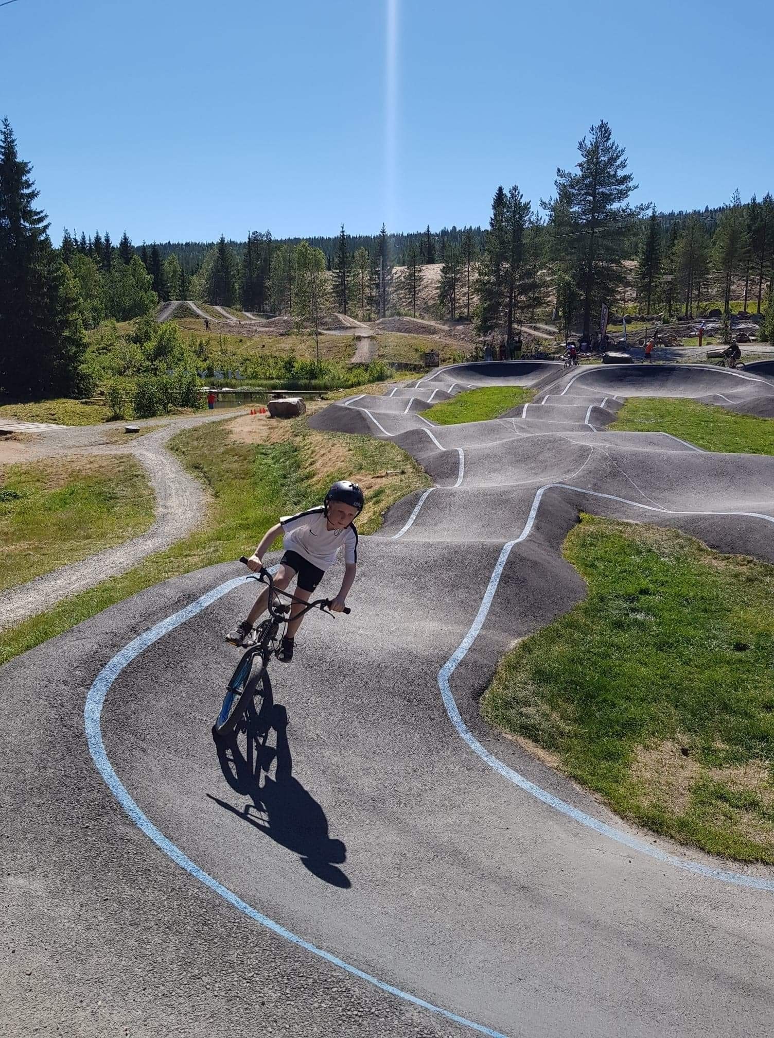 Pump track i Gullia Galleribilde
