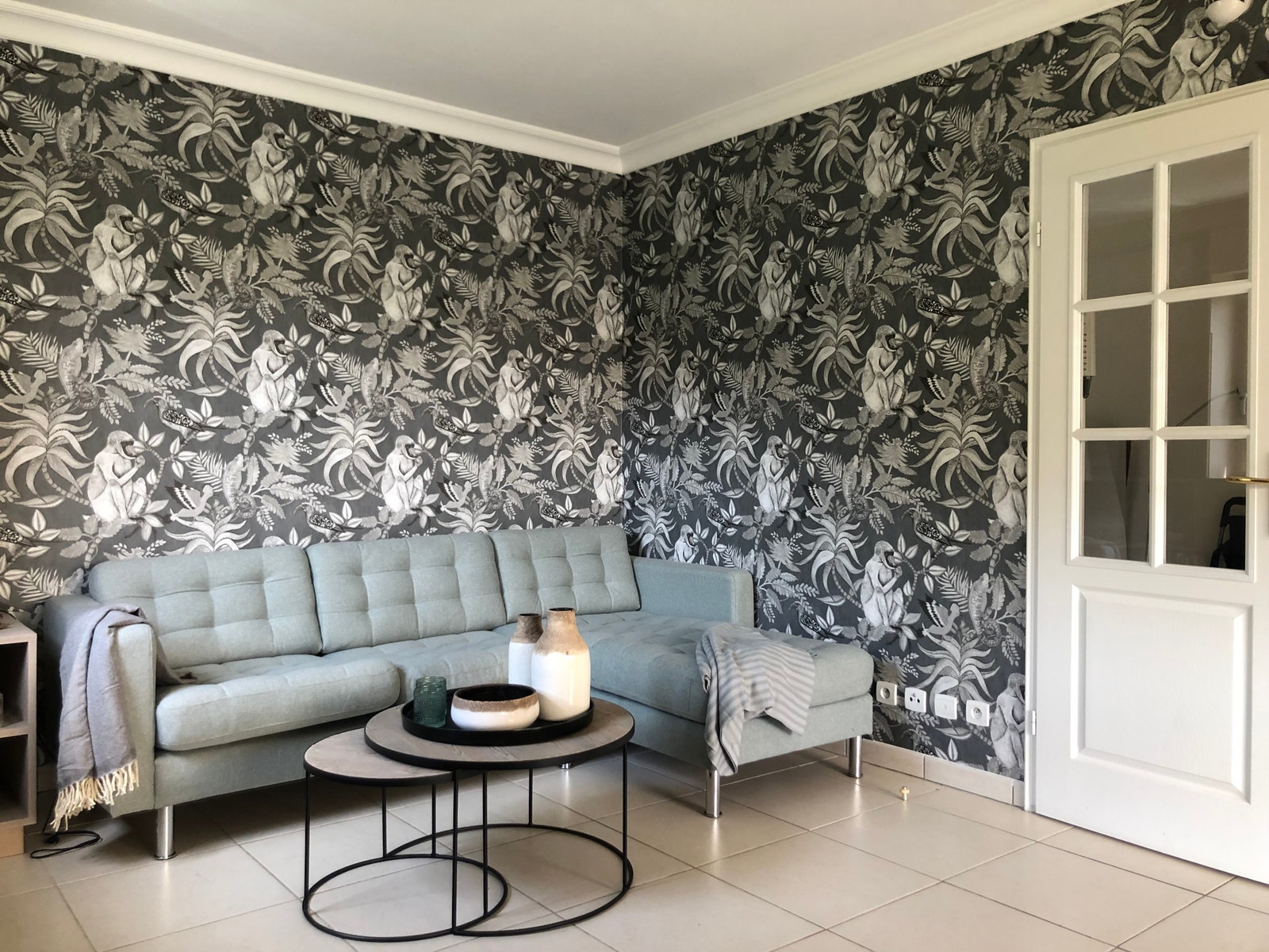 Sofa i stuen Galleribilde