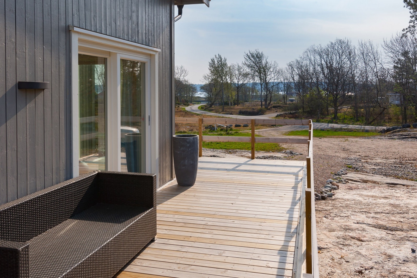 Sydvendt veranda Galleribilde