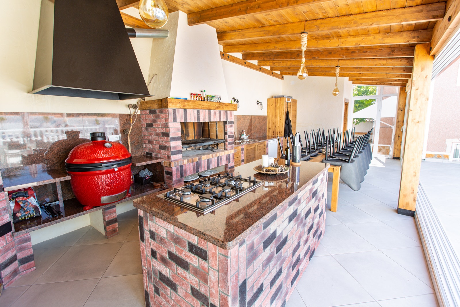 Utekjøkken. Galleribilde